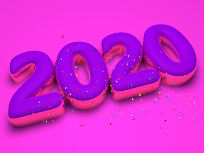 2020 2020 3d 3d art 3d artist 3d text balloon text bubble font cinema 4d font style maxon3d maxonc4d new year new year party