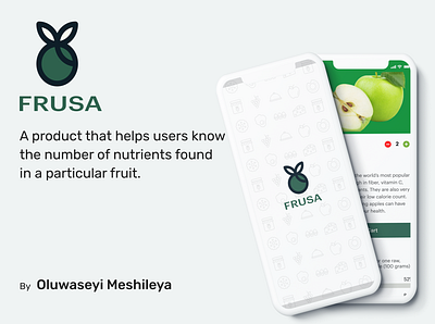 Frusa (Fruit case study) app branding design figma fruits graphic design product design ui uiux design ux vector