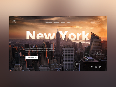 New York City color concept design photoshop topography ui ux