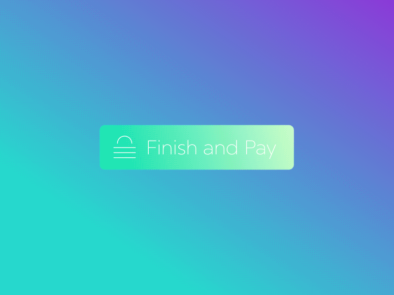 Finish and Pay after effects animation check out gif line icon minimal