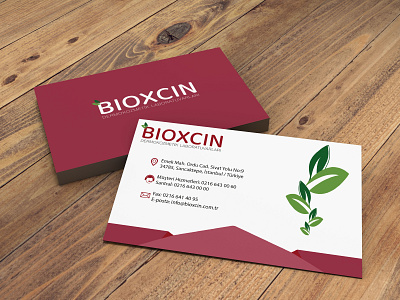 bioxcin kartvizit adobe illustrator adobe photoshop corporate identity design designer identity design illustration logo vector