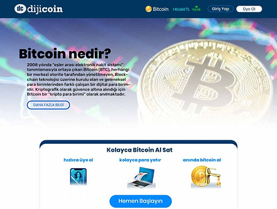 dijicoin is a bitcoin website adobe aftereffects adobe photoshop adobe photoshop cc branding freelance designer typography ui ux uxdesign web site web site design website website design