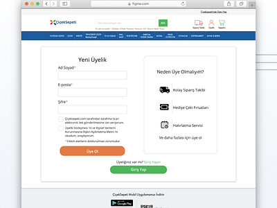 CicekSepeti - UI/UX & Web Register Redesign branding ciceksepeti design designer designs freelance designer grafimetrik html sketch typography ui ux design ux uxdesign webdesigner webdesigns webdevelopment website website design