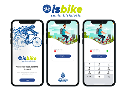 isbike mobile app - redesign bikeapp branding graphic design isbike redesign ui