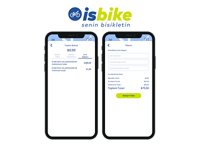 isbike mobile app - redesign bikeapp branding graphic design isbike mobileapp redesign ui ux