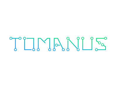 Tomanus Logo (R1) circuit digital machinery