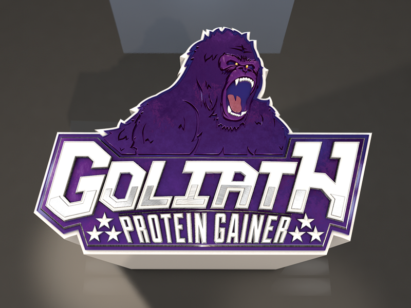 Goliath Logo 3D By Matt Miller On Dribbble Goliath Logo 3d