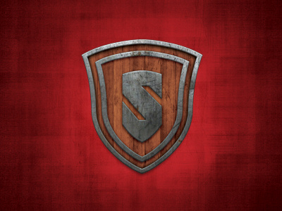 Somadyn Wood Shield Logo metal s shield somadyn wood