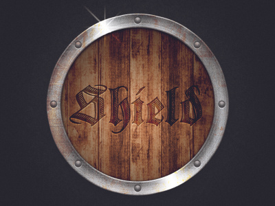 Wood and Metal Shield