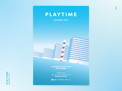 Playtime – movie poster illustration movie poster