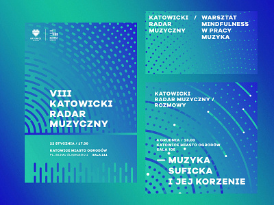 Katowicki Radar Muzyczny branding geometric visual identity
