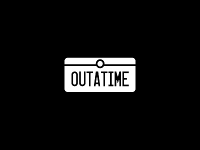 OUTATIME dribbleweeklywarmup icon monochrome movie simple