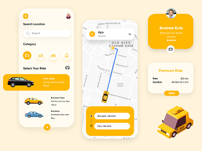 Taxi Booking mobile app @application @apps @business @clean @design @interface @logistic @mobile @mobileapp @ride @service @servicedesign @style @taxi @transport @ui @uiux design @user experience @uxdesign