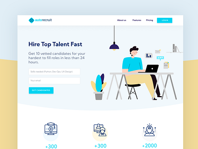 WIP Landing Page industry landingpage recruit website