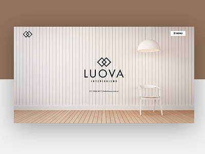 Luova Interiorism website interiorism landing website