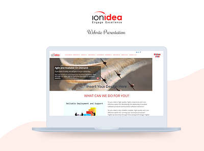 IonIdea Inc - Website Branding branding design typography