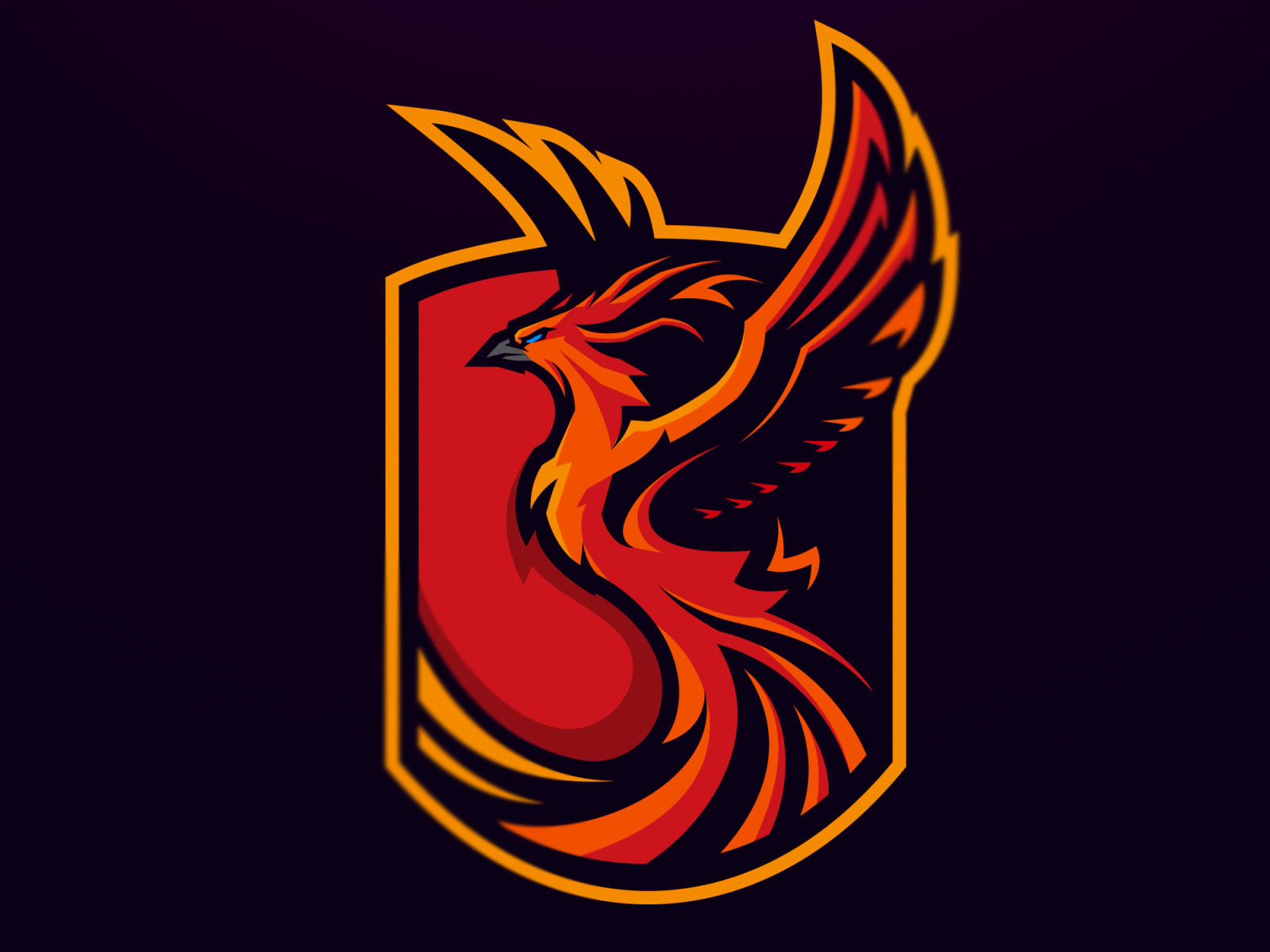 Black Phoenix head logo isolated on background with modern and creative  design representing Greek Mythology bird 28585260 Stock Photo at Vecteezy