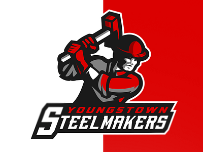 Steelmaker Mascot Logo