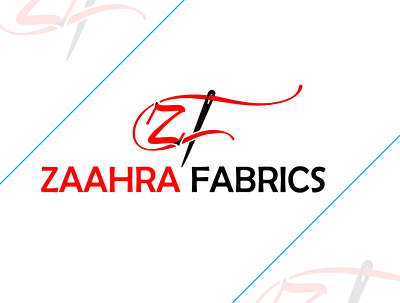 Zaahra Febrics Logo branding indentity logo logo design logodesign mark shop logo