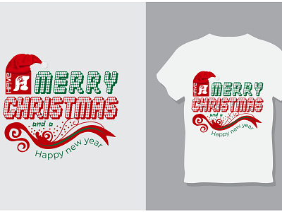 Have a Merry Christmas and a happy New year T-shirt Design