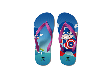 Flipflop / Slipper / Sandal Design branding fashion style product design slippers design
