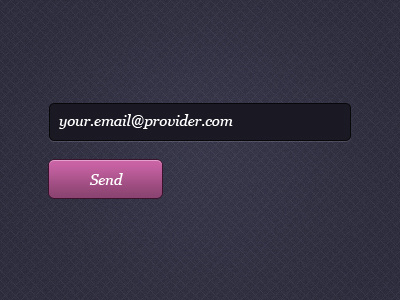 Signup form blue form pink signup slider style