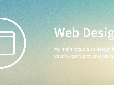Web Design colours icon source sans pro text texture