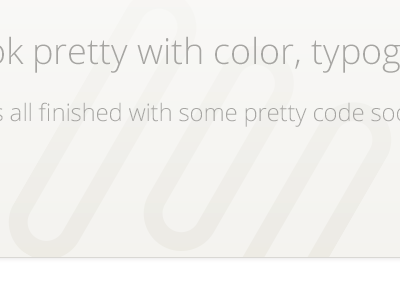 Pretty Code alternative flat gradients grey open sans portfolio shades