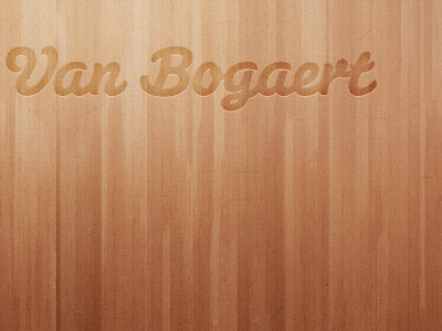 Van Bogaert portfolio susa heavy wood