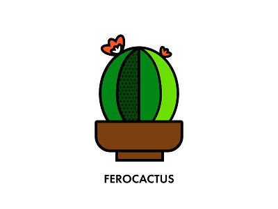 "Cactus". Vector illustration.