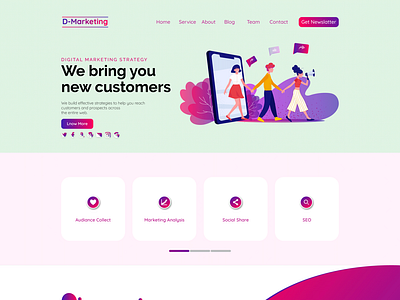 Marketing Website UI Tamplate