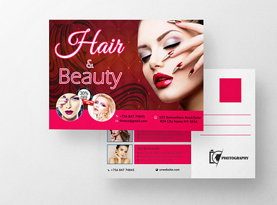 Salon Beauty Postcard beauty beauty postcard direct mail direct mail postcard eddm eddm postcard postcard salon salon postacrd