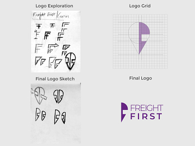 Freight First Logo Presentation branding courier courier company courier company logo design graphicdesign logo logo mark logo type logodesign vector vector design visual design