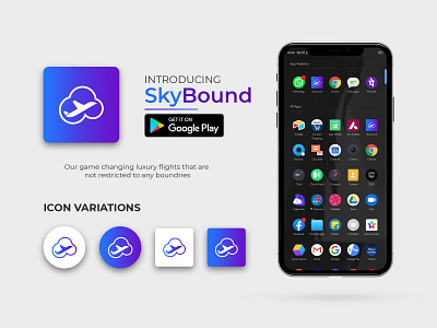 App Icon | SkyBound Airlines | Daily UI - 005 app icon app icon design appicon appicons daily ui dailyui icon icon design ui ui ux ui design uidesign uiux