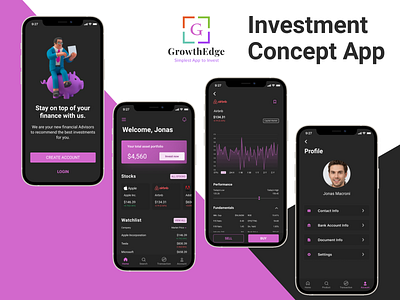 Growth Edge | Investment Concept App