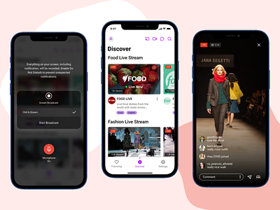 Live Video Streaming Concept App