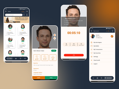 Jyotish For All - Astrology App astrologer astrology horoscope tarot ui ui ux ui design uidesign uiux ux visual design zodiac zodiacsigns