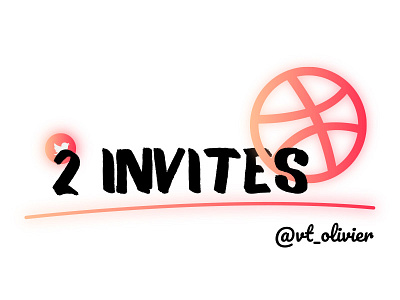 2 Dribbble invites