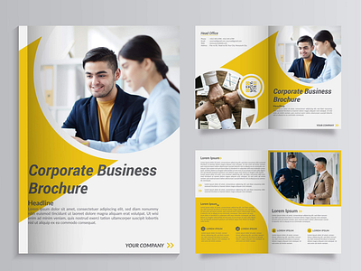 Corporate Brochure Design brochure business corporate dribbble flyer freepik graphic design shot trendy