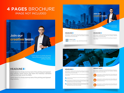 Modern business tri-fold brochure brochure business business profile colorful corporate design design inspiration flyer freepik graphic graphic design instagram modern nhdgraphic profile shots templates trendy