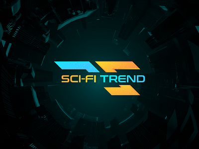 Sci-fi trend logo