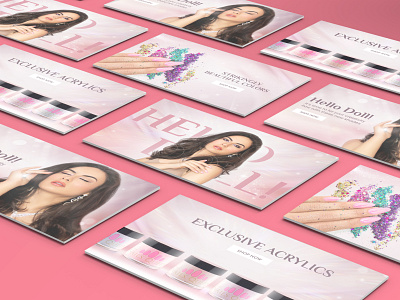 Nail-Arts beauty web banner poster design