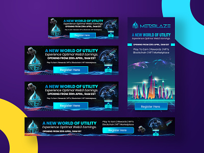 Metaverse project Display ads banner