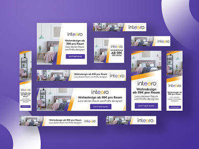 Home interior Google ads banner ads banner banner ads branding creative ads display ads google ads graphic design home banner interior logo nhd graphic performance ads professional pruple real estate banner ui web banner