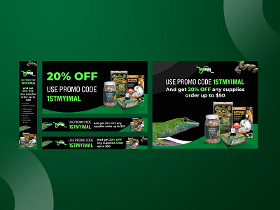 Reptiles Food Google ads banner