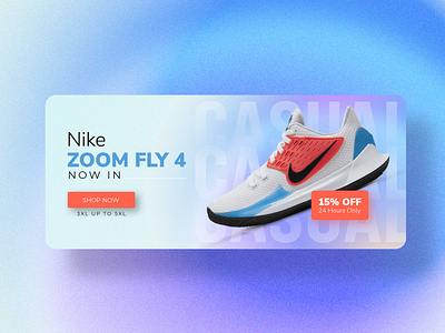 Shoe web banner design