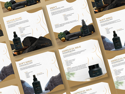 Beauty product Booklet design banner banner design beauty product booklet cosmetics cream banner print banner promotional social media ads web banners