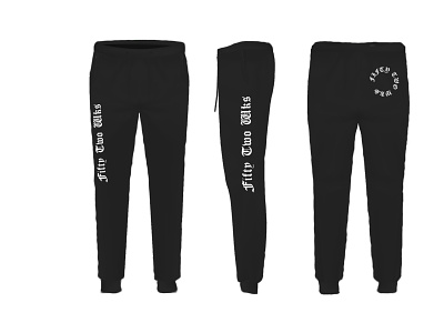 Mockup for a clothing company black clothing fashion men mockup pajama pant sweatpant trouser yoga