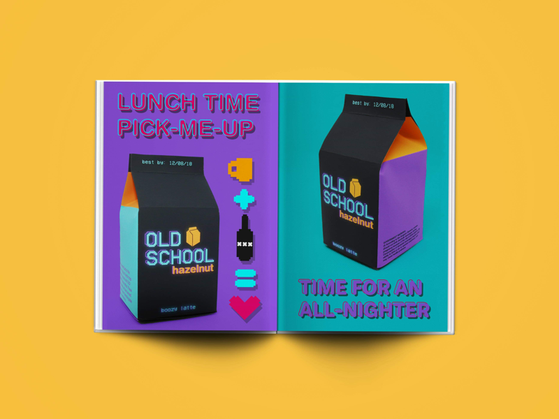 Old School branding logo typography graphic design