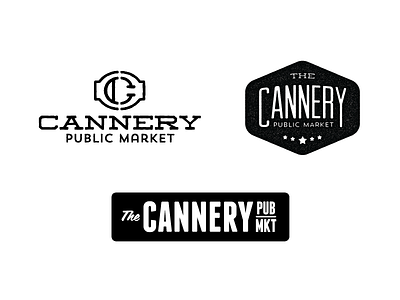 Cannery Logo Concepts farm fresh logo market organic public market restaurant woodmark